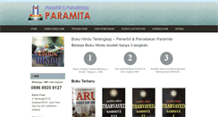 Desktop Screenshot of penerbitparamita.com