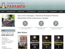 Tablet Screenshot of penerbitparamita.com